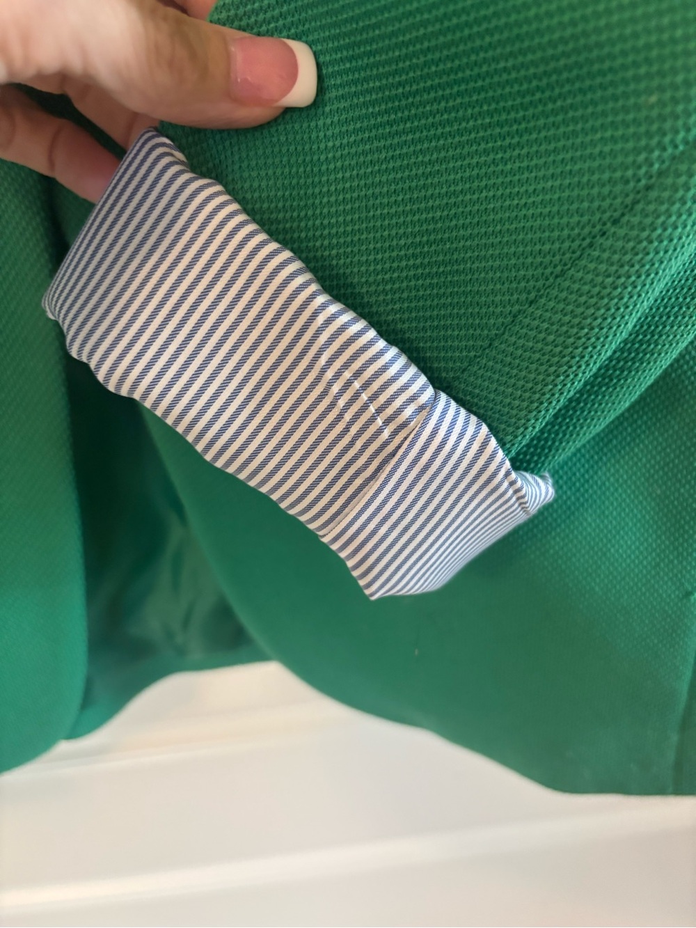 Green Single-Button Blazer - Picture 2 of 4